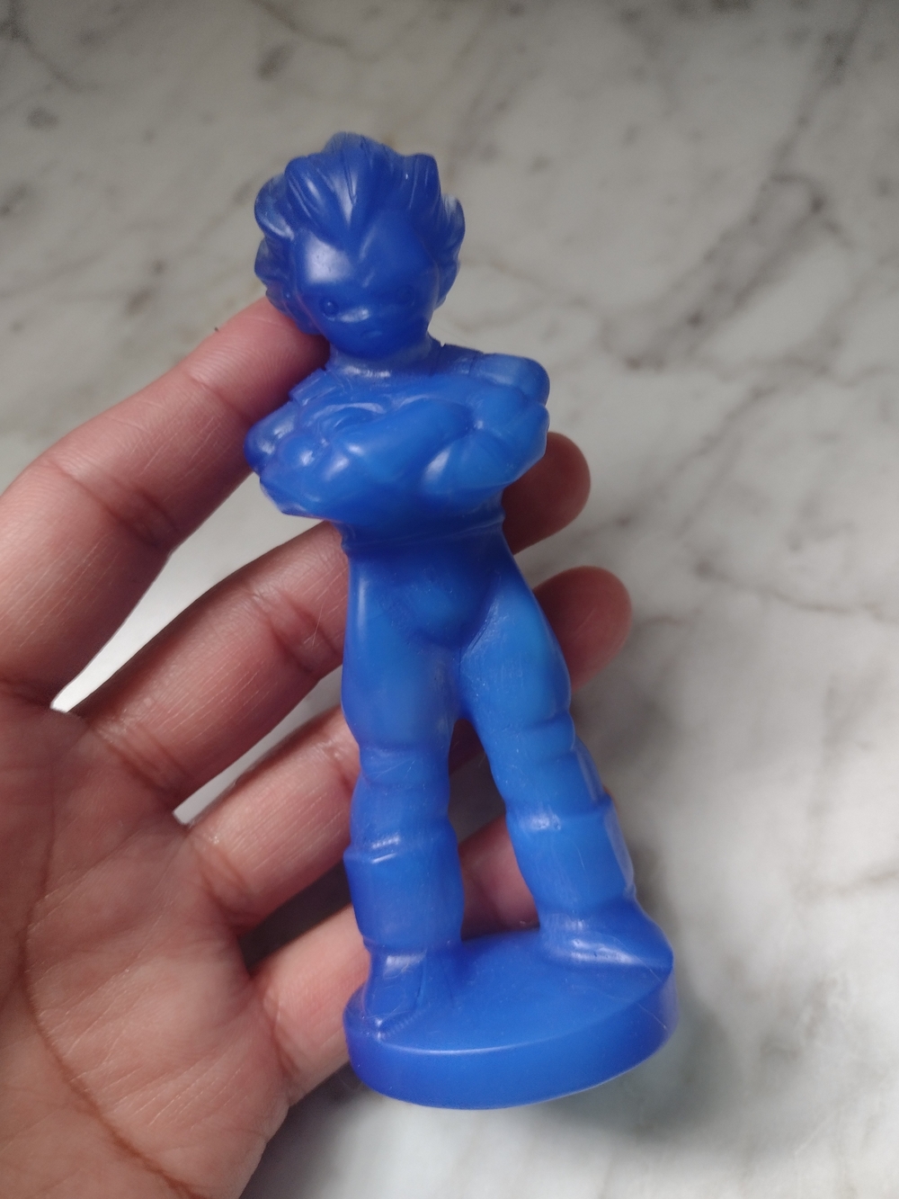 Blue Opalite Vegito Crystal Carving